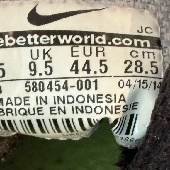 Nike Elastico II Men’s Indoor Soccer Shoes Size 10.5 - Picture 8 of 10